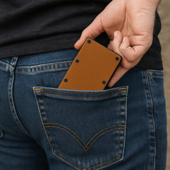 1 or 2-Pack: RFID Blocking Slim Credit Card Holder Wallet for Men – Minimalist, Scratch-Resistant, with Removable Money Clip | Modern, Durable, Everyday Carry