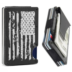 1 or 2-Pack: RFID Blocking Slim Credit Card Holder Wallet for Men – Minimalist, Scratch-Resistant, with Removable Money Clip | Modern, Durable, Everyday Carry