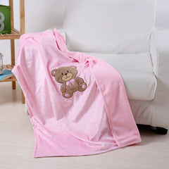 Baby Soft Knit Throw Blanket – 40" x 30" Lightweight Cozy Polyester Blanket for Crib, Stroller & Travel – Ultra Soft, Durable, Machine Washable Baby Gift