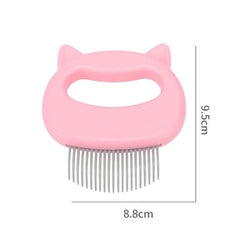 2-Pack or 4-Pack: Pet Grooming Brush & Hair Remover Comb – Shell Design Massaging Brush for Dogs & Cats – Deshedding Tool for Loose Fur, Knots & Coat Care