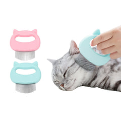 2-Pack or 4-Pack: Pet Grooming Brush & Hair Remover Comb – Shell Design Massaging Brush for Dogs & Cats – Deshedding Tool for Loose Fur, Knots & Coat Care