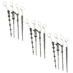 Magic Wand Keychain – Fantasy Inspired Wand Keyring Collectible for Fans – Metal Wand Accessory for Bags, Keys & Cosplay (Multiple Styles)