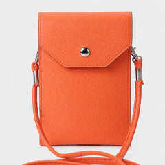 Crossbody Cell Phone Bag for Women – Slim PU Leather Phone Wallet Purse with Magnetic Snap Closure, Detachable Shoulder Strap, Small Travel Crossbody Bag for Cards, Cash & Essentials