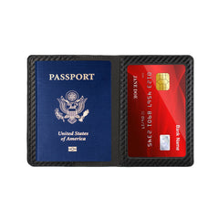 RFID Passport Holder Wallet with Credit Card Slots – PU Leather Travel Passport Organizer for Passport, Credit Cards, Boarding Passes & Travel Documents, Slim Travel Wallet