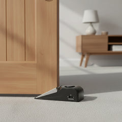Door Stopper Security Alarm – Portable Door Wedge Alarm with Adjustable Sensitivity for Home, Travel & Apartment Safety