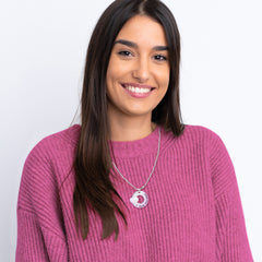 “I Love You More” Necklace for Women – Sterling Silver Charm Pendant with 18” Chain – Romantic Anniversary Gift Jewelry for Wife, Girlfriend, Partner