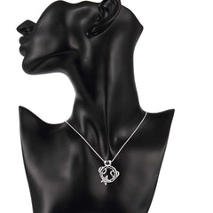 Sterling Silver “Love You to the Moon” Necklace – Heart, Star & Moon Pendant with Snake Chain – Romantic Gift Necklace for Women