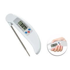 2-Pack Instant Read Digital Meat Thermometer – Stainless Steel Foldable Probe, Fast & Accurate Cooking Thermometer for BBQ, Grill, Oven & Kitchen Use