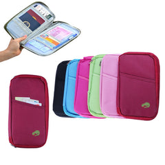 Travel Wallet Passport Holder – Water-Resistant Document Organizer with 14 Compartments for Passport, Boarding Pass, Credit Cards, Cash & Tickets, Lightweight Travel Organizer