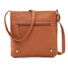 Unisex Crossbody Messenger Bag – Vegan PU Leather Shoulder Bag with Multiple Pockets, Lightweight Travel Crossbody Purse for Men & Women, Everyday Organizer Bag
