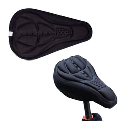 Gel Bike Seat Cushion Cover – Comfort Bicycle Saddle Pad for Road, Mountain & BMX Bikes – Shock Absorbing Soft Seat Cover with Non-Slip Fit & Breathable Design