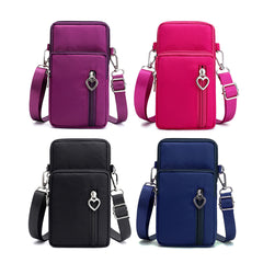 Mini Crossbody Cell Phone Wallet Purse for Women – Waterproof Shoulder Bag with Adjustable Strap, Small Phone Pouch, Travel Messenger Bag for Cards, Cash & Everyday Essentials