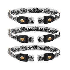 Buckle-Free Stretch Belt for Men & Women (1-Pack or 3-Pack) – Adjustable Elastic Waist Belt for Jeans, Pants & Trousers – No Buckle Comfort Belt (Fits 24”–34”)