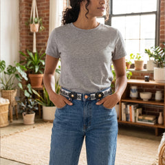 Buckle-Free Stretch Belt for Men & Women (1-Pack or 3-Pack) – Adjustable Elastic Waist Belt for Jeans, Pants & Trousers – No Buckle Comfort Belt (Fits 24”–34”)