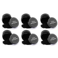 Activated Charcoal Teeth Whitening Powder – 6-Month Supply, Natural & Vegan Tooth Whitener – Fluoride-Free Charcoal Powder for Stain Removal from Coffee, Tea & Wine