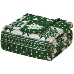 Winter Wonderland Holiday Throw Blanket – Soft & Cozy Fleece Vibes for Bed, Couch, or Dorm – Lightweight, Machine Washable, Aesthetic Snowy Gift Blanket (50" x 70")