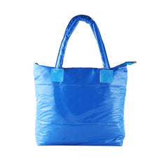 Padded PU Leather Tote Bag for Women – Large Zip Top Shoulder Handbag with Waterproof Finish, Spacious Everyday Purse for Work, School, Shopping & Travel