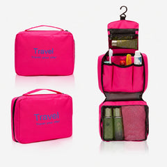 Everyday Toiletry Travel Bag – Portable Zipper Toiletry Organizer for Cosmetics, Makeup, Skincare & Grooming Essentials, Travel Dopp Kit for Men & Women