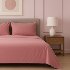 Bed Goals: Cozy Core Buttery Soft Bamboo Blend Sheets – Cooling, Wrinkle-Resistant 4-Piece Set w/ Deep Pockets – Twin, Full, Queen, King, Cal King