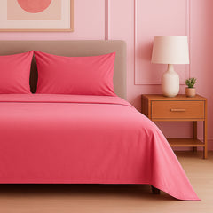 Bed Goals: Cozy Core Buttery Soft Bamboo Blend Sheets – Cooling, Wrinkle-Resistant 4-Piece Set w/ Deep Pockets – Twin, Full, Queen, King, Cal King