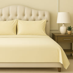 Bed Goals: Cozy Core Buttery Soft Bamboo Blend Sheets – Cooling, Wrinkle-Resistant 4-Piece Set w/ Deep Pockets – Twin, Full, Queen, King, Cal King