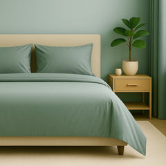 Bed Goals: Cozy Core Buttery Soft Bamboo Blend Sheets – Cooling, Wrinkle-Resistant 4-Piece Set w/ Deep Pockets – Twin, Full, Queen, King, Cal King