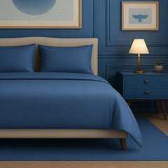 Bed Goals: Cozy Core Buttery Soft Bamboo Blend Sheets – Cooling, Wrinkle-Resistant 4-Piece Set w/ Deep Pockets – Twin, Full, Queen, King, Cal King
