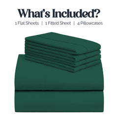 Slay Your Sleep: Cloud-Soft Cooling Bamboo Blend Sheets – 6-Piece Set w/ Deep Pockets – Breathable, All-Season Bedding, No Wrinkles, No Stress, Cozy Vibes Only – Twin, Full, Queen, King, Cal King