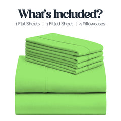 Slay Your Sleep: Cloud-Soft Cooling Bamboo Blend Sheets – 6-Piece Set w/ Deep Pockets – Breathable, All-Season Bedding, No Wrinkles, No Stress, Cozy Vibes Only – Twin, Full, Queen, King, Cal King