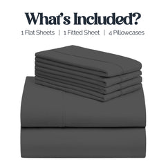 Slay Your Sleep: Cloud-Soft Cooling Bamboo Blend Sheets – 6-Piece Set w/ Deep Pockets – Breathable, All-Season Bedding, No Wrinkles, No Stress, Cozy Vibes Only – Twin, Full, Queen, King, Cal King
