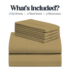 Slay Your Sleep: Cloud-Soft Cooling Bamboo Blend Sheets – 6-Piece Set w/ Deep Pockets – Breathable, All-Season Bedding, No Wrinkles, No Stress, Cozy Vibes Only – Twin, Full, Queen, King, Cal King