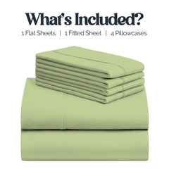Slay Your Sleep: Cloud-Soft Cooling Bamboo Blend Sheets – 6-Piece Set w/ Deep Pockets – Breathable, All-Season Bedding, No Wrinkles, No Stress, Cozy Vibes Only – Twin, Full, Queen, King, Cal King