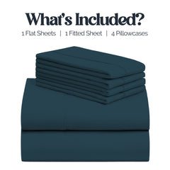 Slay Your Sleep: Cloud-Soft Cooling Bamboo Blend Sheets – 6-Piece Set w/ Deep Pockets – Breathable, All-Season Bedding, No Wrinkles, No Stress, Cozy Vibes Only – Twin, Full, Queen, King, Cal King