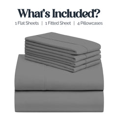 Slay Your Sleep: Cloud-Soft Cooling Bamboo Blend Sheets – 6-Piece Set w/ Deep Pockets – Breathable, All-Season Bedding, No Wrinkles, No Stress, Cozy Vibes Only – Twin, Full, Queen, King, Cal King