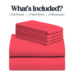 Slay Your Sleep: Cloud-Soft Cooling Bamboo Blend Sheets – 6-Piece Set w/ Deep Pockets – Breathable, All-Season Bedding, No Wrinkles, No Stress, Cozy Vibes Only – Twin, Full, Queen, King, Cal King