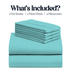 Slay Your Sleep: Cloud-Soft Cooling Bamboo Blend Sheets – 6-Piece Set w/ Deep Pockets – Breathable, All-Season Bedding, No Wrinkles, No Stress, Cozy Vibes Only – Twin, Full, Queen, King, Cal King