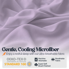 Bed Goals: Cozy Core Buttery Soft Bamboo Blend Sheets – Cooling, Wrinkle-Resistant 4-Piece Set w/ Deep Pockets – Twin, Full, Queen, King, Cal King