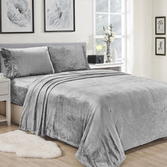 Microplush Ultra Premium Sheet Set – All Season Soft Brushed Bed Sheets with Deep Pockets – Cozy, Warm & Lightweight Bedding Set, Secure Fit for Mattresses up to 14 Inches