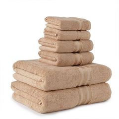 Cozy Home 100% Cotton 6-Piece Towel Set – Ultra Soft & Absorbent Bath, Hand & Washcloth Towels – Quick Dry Luxury Bathroom Towels for Home & Guest Use