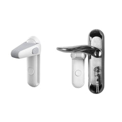 Travel Door Lever Privacy Lock (1-Pack or 2-Pack) – Portable Child & Pet Safety Door Lock for Home, Hotel & Travel – Easy Install Lever Handle Security Lock