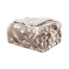 Cozy Vibes Alaska Sherpa Blanket – Super Soft Microfiber Blanket for Couch, Bed & Travel – Queen & King Sizes, Machine Washable