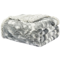 Alaska Vibes Fleece Throw Blanket – Super Soft 50" x 60" Cozy Microfiber for Bed, Couch, Dorm or Travel – Lightweight Neutral Aesthetic Blanket