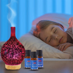 Kids Essential Oil Set – 6 Pack Pure Aromatherapy Blends for Focus, Sleep, Calm & Immune Support – Natural Oils for Diffusers, Humidifiers & Air Fresheners – 10mL Each
