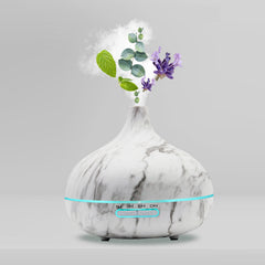 White Marble Ultrasonic Essential Oil Diffuser