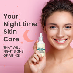 2.5% Retinol Face Serum with Hyaluronic Acid & Vitamin E – Nighttime Facial Serum for Fine Lines, Uneven Skin Tone & Hydration, Anti-Aging Skincare for Women & Men