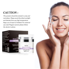 Niacinamide Facial Moisturizer Day Cream with Vitamin B3, Hyaluronic Acid, Coconut Oil & Vitamin E – Daily Hydrating Face Cream for Smoother, Brighter-Looking Skin, 1.7 Fl Oz