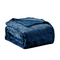 Luxe Armani Embossed Microplush Blanket – Ultra Soft, All-Season Blanket for Bed or Couch – Lightweight, Cozy & Machine Washable – Queen & King Sizes