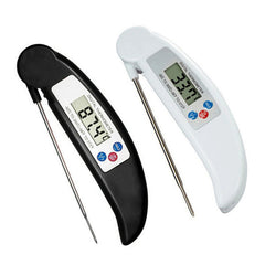 2-Pack Instant Read Digital Meat Thermometer – Stainless Steel Foldable Probe, Fast & Accurate Cooking Thermometer for BBQ, Grill, Oven & Kitchen Use