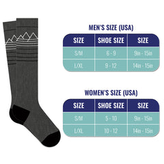 3-Pairs: Merino Wool Compression Socks for Winter – Knee-High Boot Fit, 15-20 mmHg Support, Moisture-Wicking & Anti-Odor | Cold Weather Hiking, Skiing, Camping, Travel