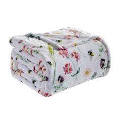 VibeCheck Ultra-Soft Aesthetic Bed Blanket – Lightweight Cozy Throw for All Seasons – Queen & King Size – Cute Printed Styles for Bedroom Glow-Up